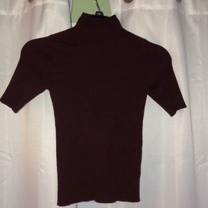 Maroon Vici short sleeved tunic